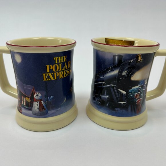 The Polar Express 3D Coffee Hot Chocolate Mug Set of 5 Christmas Holiday - Picture 5 of 10